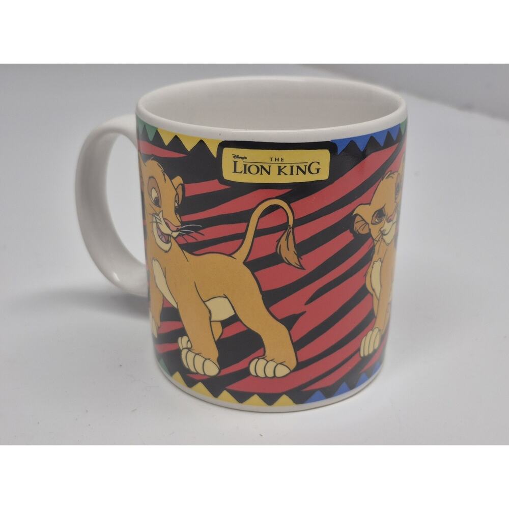 Disney The Lion King Mug ceramic vintage 1990s